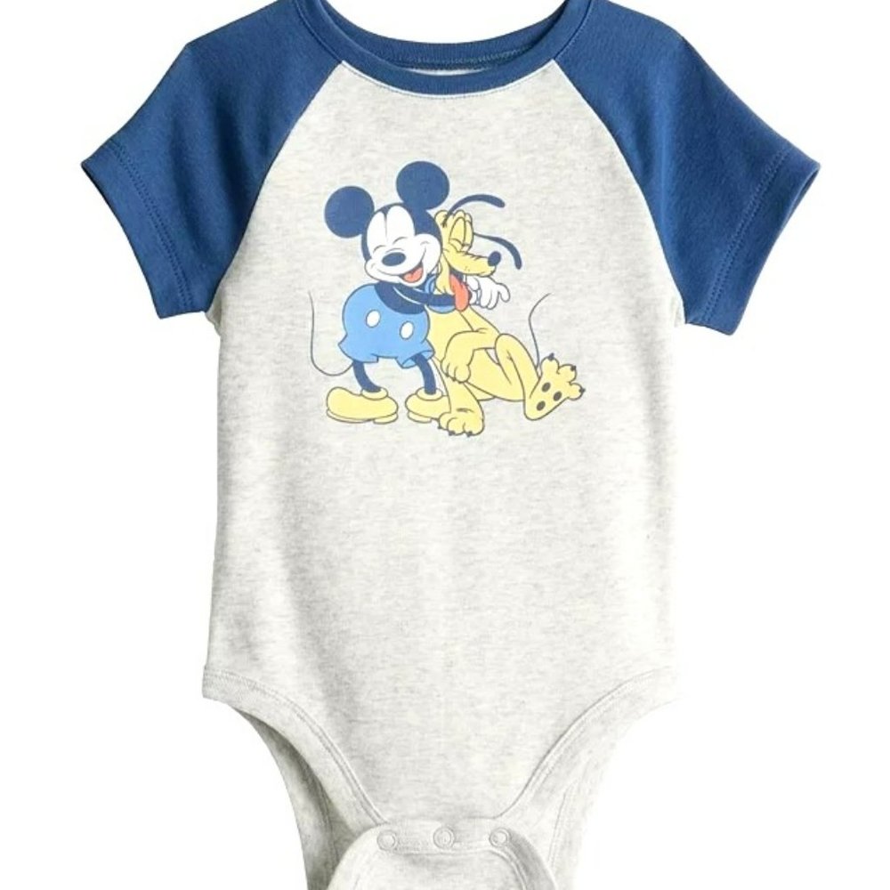 Mickey Mouse & Pluto Onesie